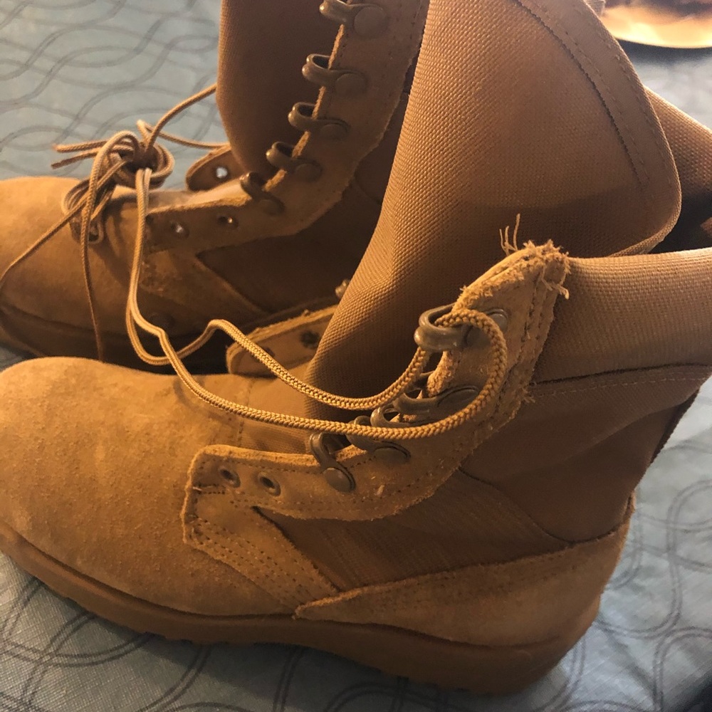 Military work boots